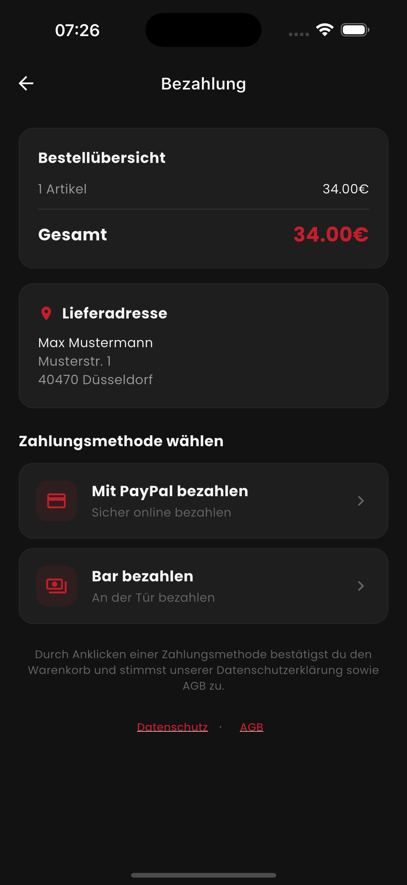 Bezahlung